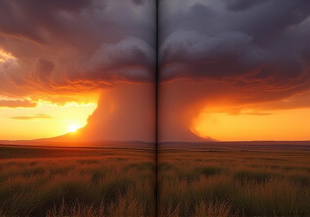 High quality storm photography coffee table book