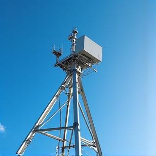 Steel mounting tripod for weather sensors